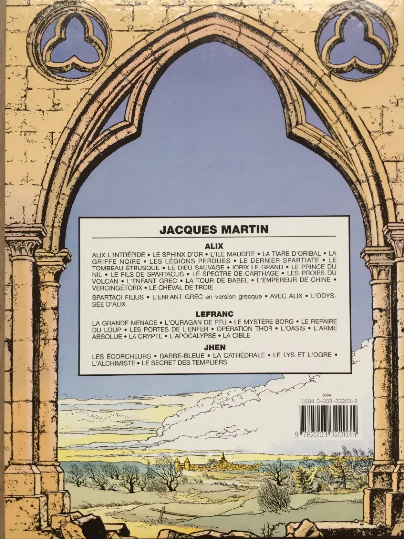 Verso de l'album Jhen Tome 5 La Cathédrale