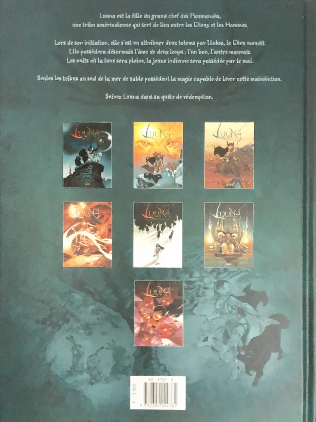 Verso de l'album Luuna Tome 1 La Nuit des Totems