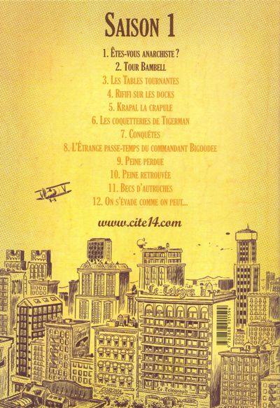 Verso de l'album Cité 14 Saison 1 Tome 2 Tour Bambell