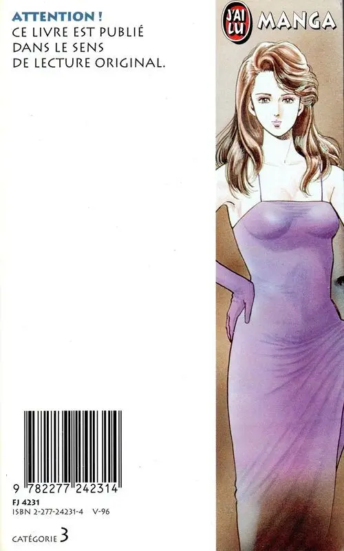 Verso de l'album City Hunter - Nicky Larson 3 L'Actrice aux pieds nus
