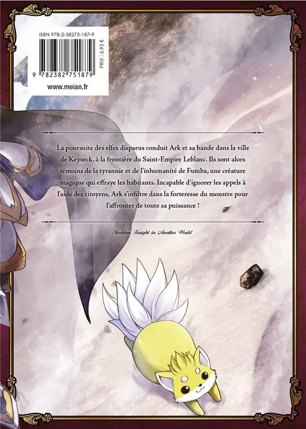 Verso de l'album Skeleton knight in another world Tome IV