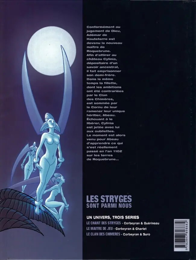 Verso de l'album Le Clan des Chimères Tome 5 Secret