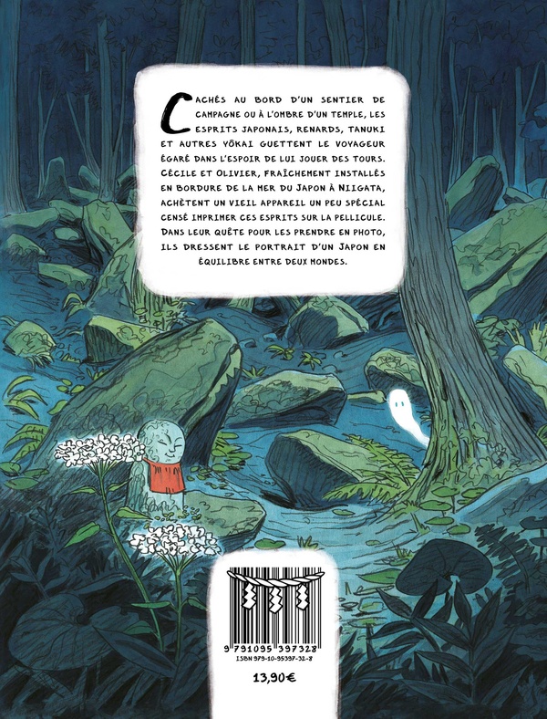 Verso de l'album Onibi Carnets du Japon invisible