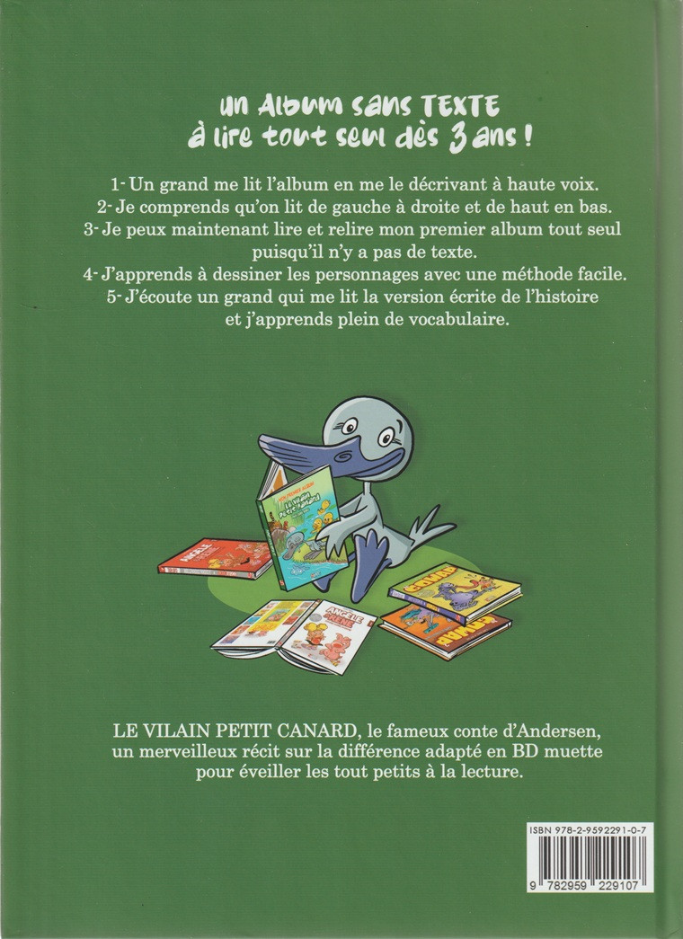 Verso de l'album Le Vilain petit canard