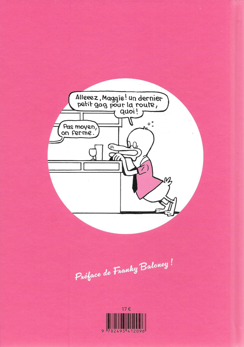 Verso de l'album La loi du zinc