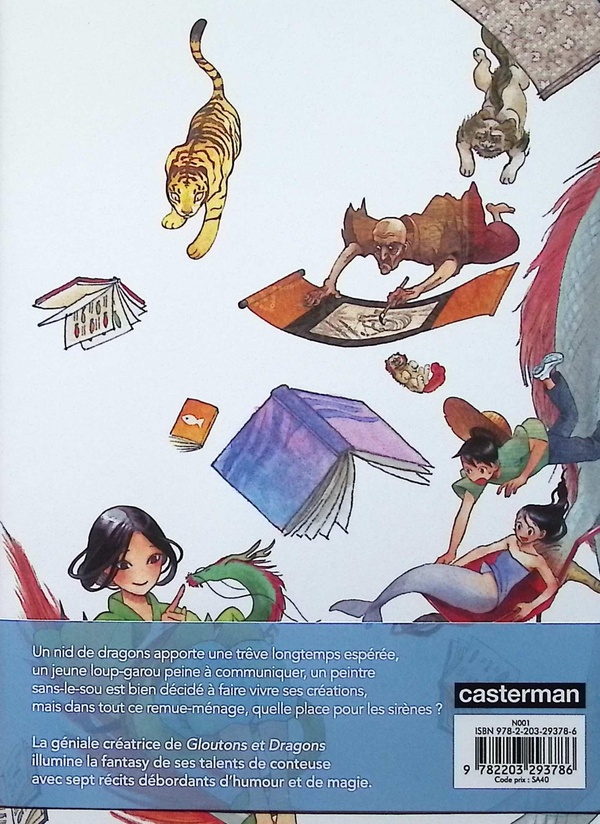 Verso de l'album Les Sept Rejetons du dragon