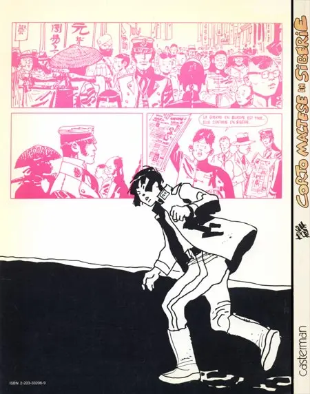 Verso de l'album Corto Maltese Tome 4 Corto Maltese en Sibérie