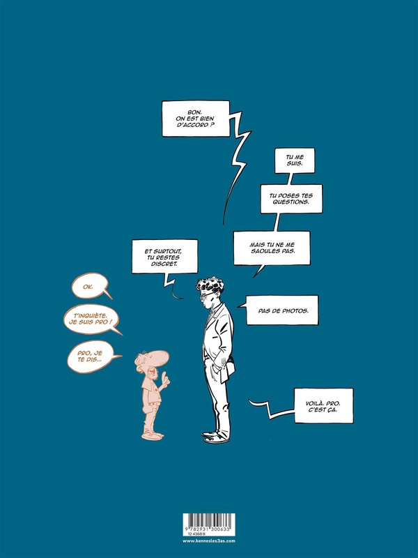 Verso de l'album Post Mortem La BD du légiste qui fait parler les morts