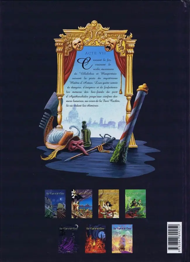 Verso de l'album De Cape et de Crocs Tome 7 Chasseurs de chimères