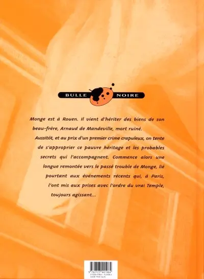 Verso de l'album Docteur Monge Tome 6 La part d'ombre