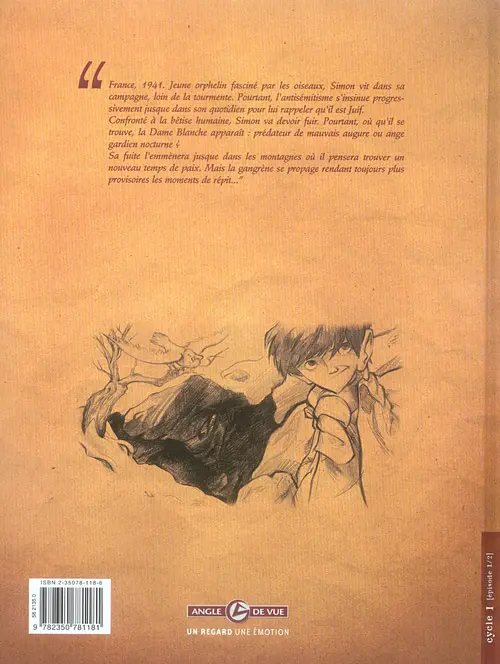 Verso de l'album L'Envolée sauvage Tome 1 La Dame Blanche