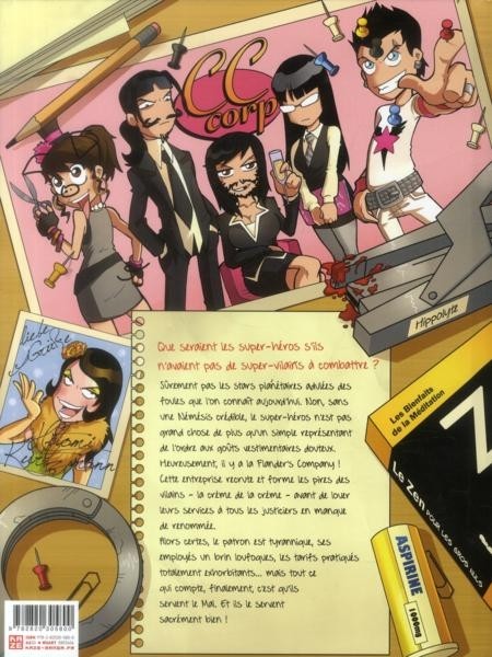 Verso de l'album Flander's Company Tome 2 Le mal, c'est la classe !