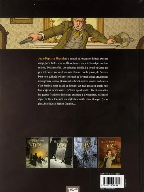 Verso de l'album Ils étaient dix Tome 5 Omertà