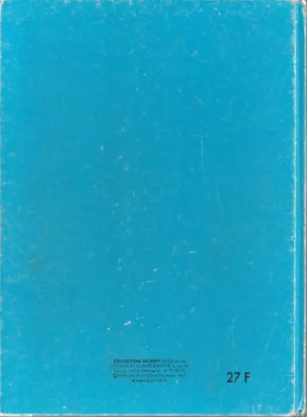 Verso de l'album Inspecteur Gadget 2ème série N° 4 Gadget cosmonaute