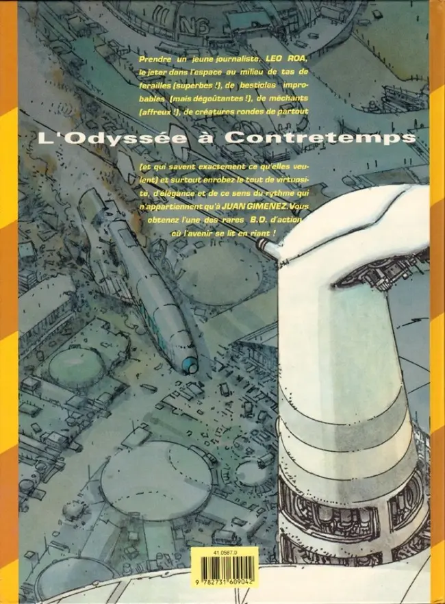 Verso de l'album Léo Roa Tome 2 L'Odyssée à contretemps