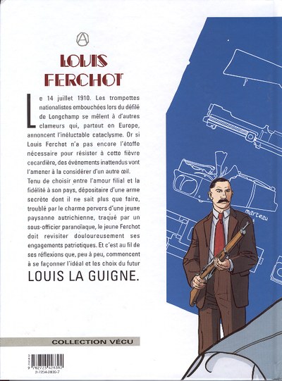 Verso de l'album Louis Ferchot Tome 2 Le fusil