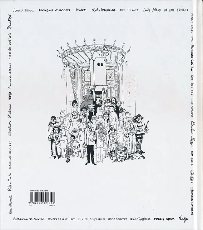 Verso de l'album La Maison Close