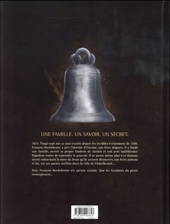 Verso de l'album Les Maîtres Saintiers Tome 2 Les sanglots de plomb, 1815