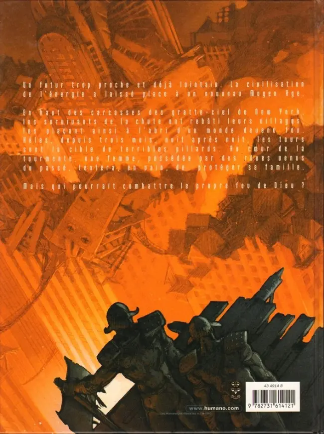 Verso de l'album Les mémoires mortes Tome 1 Feu destructeur