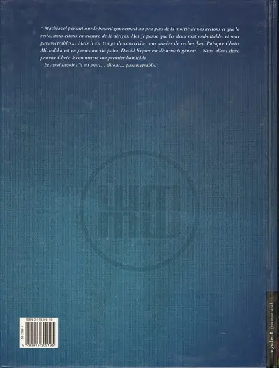 Verso de l'album La Métaphore du papillon Tome 1 L'impact