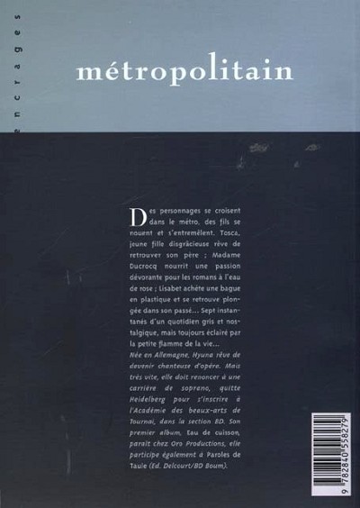 Verso de l'album Métropolitain