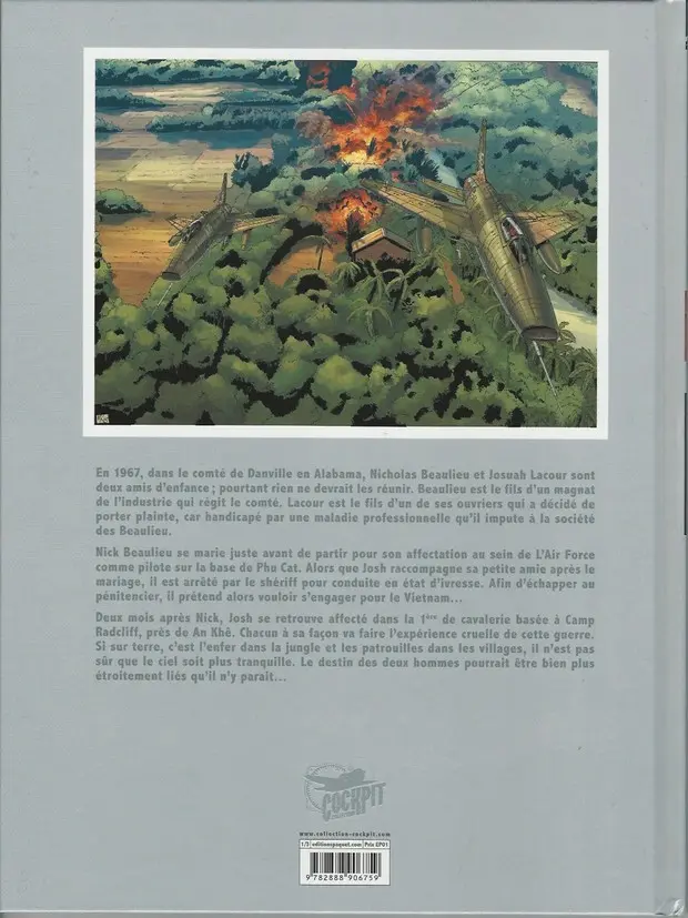 Verso de l'album Misty Mission Tome 1 Sur la Terre comme au ciel