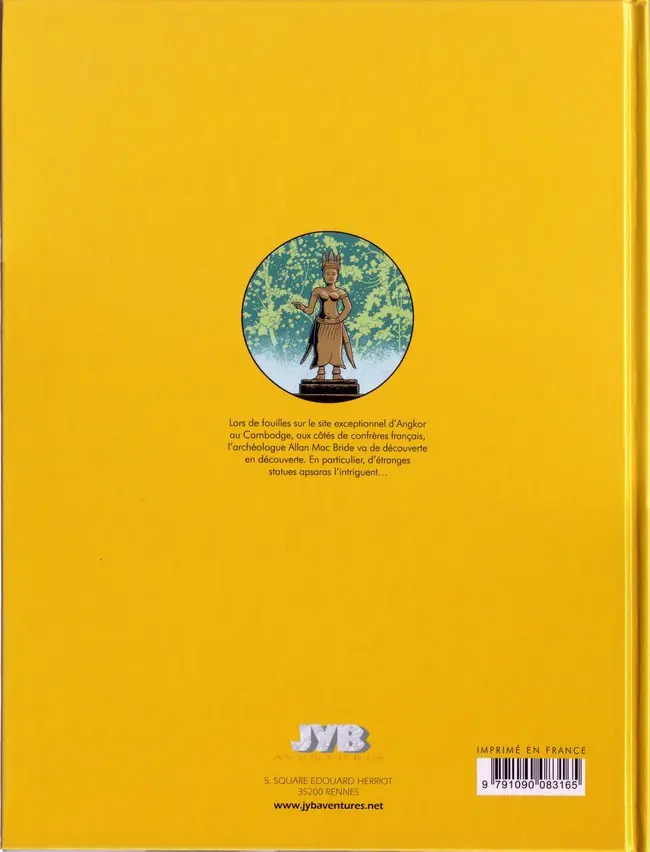Verso de l'album Allan Mac Bride Tome 5 La ronde des Apsaras