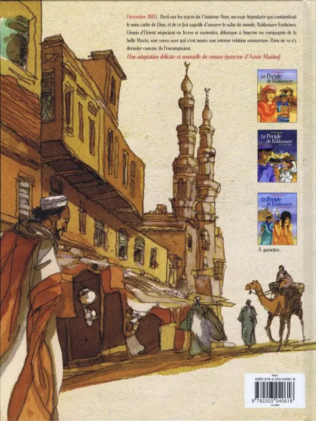 Verso de l'album Le Périple de Baldassare Tome 2 Un Ciel sans étoiles