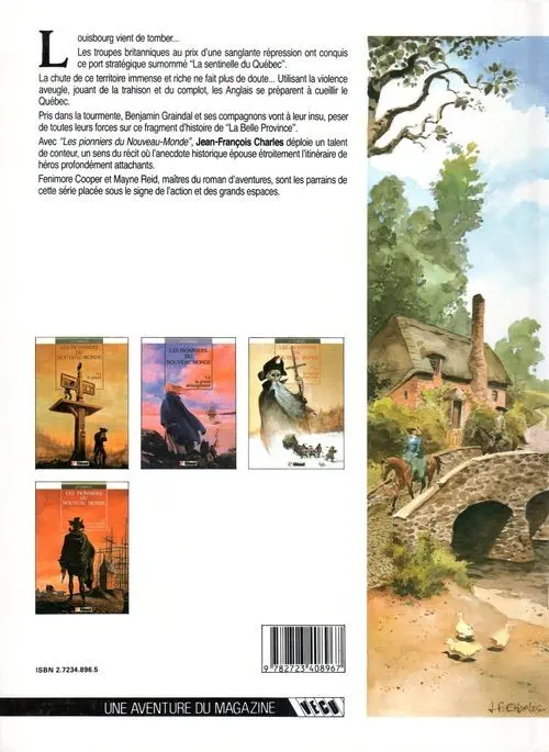 Verso de l'album Les Pionniers du Nouveau Monde Tome 4 La croix de Saint-Louis