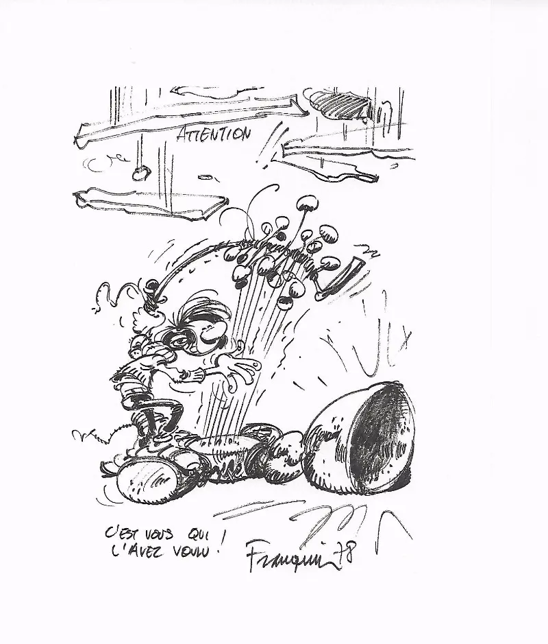 Autre de l'album Gaston Tome 11 Lagaffe nous gâte