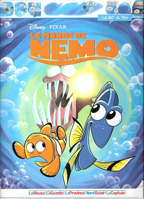 Couverture de l'album Disney (La BD du film) Tome 10 Le monde de Nemo