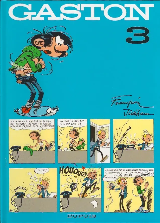 Couverture de l'album Gaston Tome 3 Édition spéciale 40e anniversaire