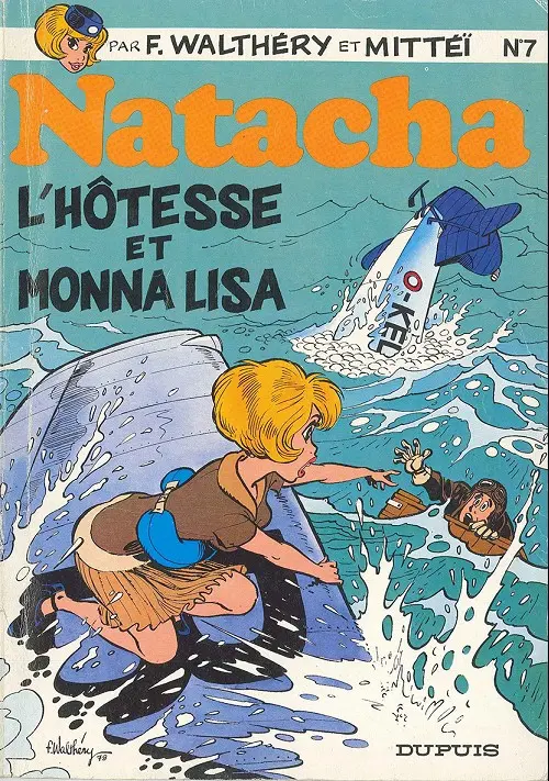 Couverture de l'album Natacha Tome 7 L'hôtesse et Monna Lisa