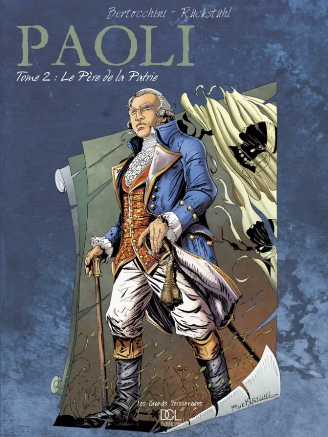 Couverture de l'album Paoli Tome 2 Le père de la patrie