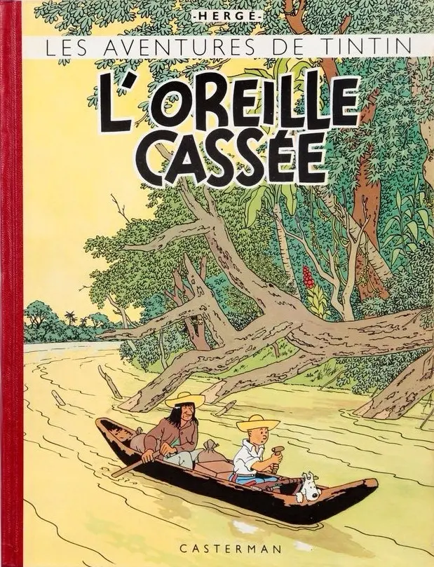 Couverture de l'album Tintin Tome 6 L'oreille cassée