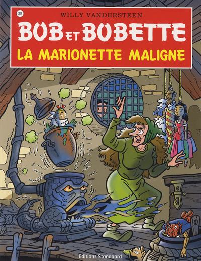 Couverture de l'album Bob et Bobette Tome 304 La marionette maligne
