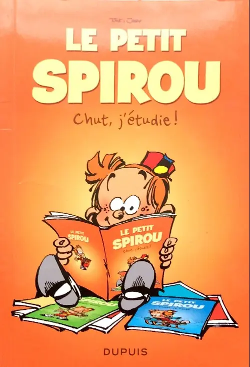Couverture de l'album Le Petit Spirou Albums publicitaires pour Quick Chut, j'étudie !