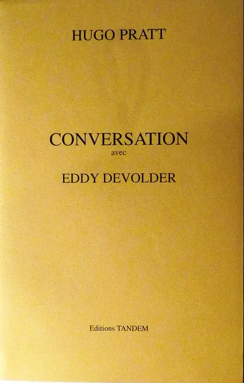 Couverture de l'album Hugo Pratt - Conversation avec Eddy Devolder