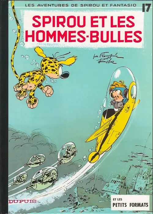 Couverture de l'album Spirou et Fantasio Tome 17 Spirou et les hommes-bulles