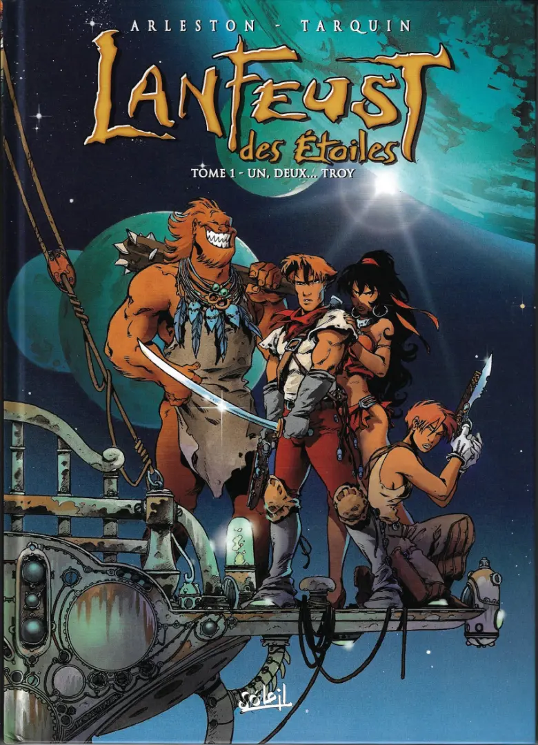 Couverture de l'album Lanfeust des Étoiles Tome 1 Un, deux... Troy