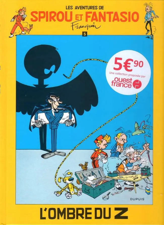 Couverture de l'album Spirou et Fantasio Tome 16 L'Ombre du Z