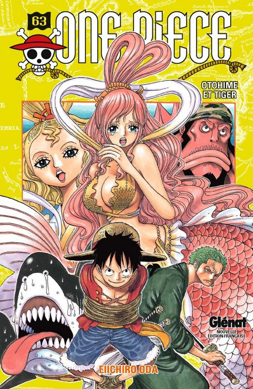 Couverture de l'album One Piece Tome 63 Otohime Et Tiger