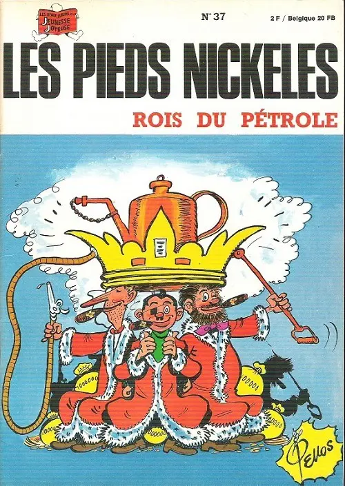 Couverture de l'album Les Pieds Nickelés Tome 37 Les Pieds Nickelés rois du pétrole