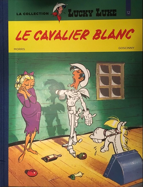Couverture de l'album Lucky Luke La collection Tome 12 Le cavalier blanc