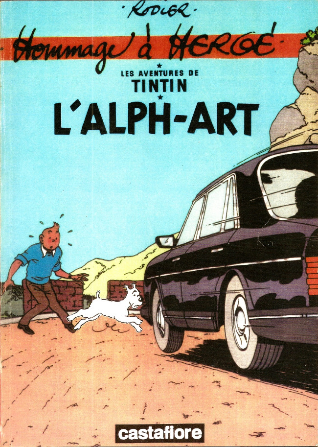 Couverture de l'album Tintin L'alph-art