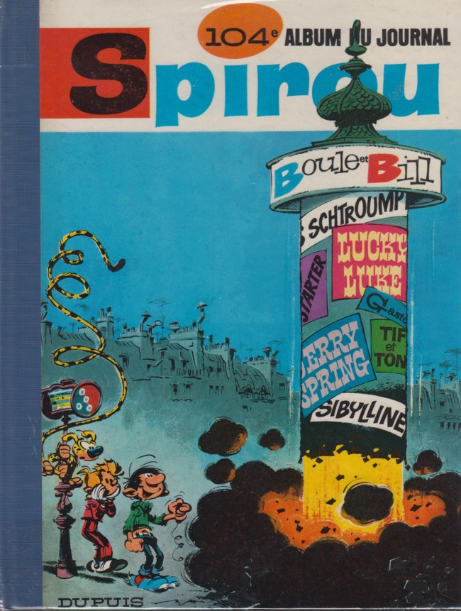 Couverture de l'album Le journal de Spirou Album N° 104