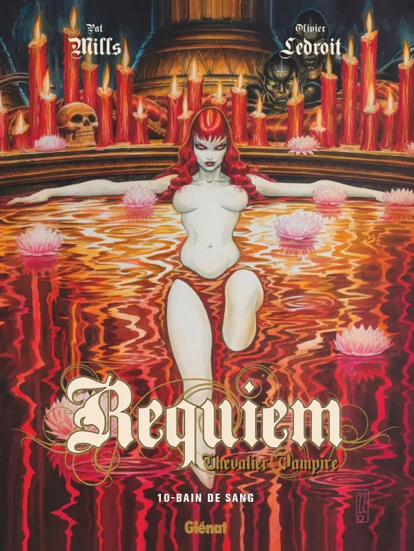 Couverture de l'album Requiem Chevalier Vampire Tome 10 Bain de sang