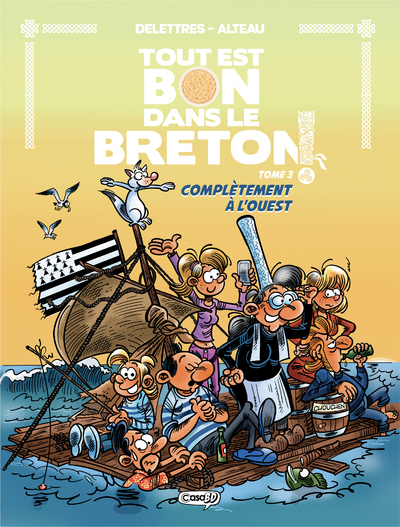 Couverture de l'album Tout est bon dans le breton ! Tome 3 Complètement à l'ouest