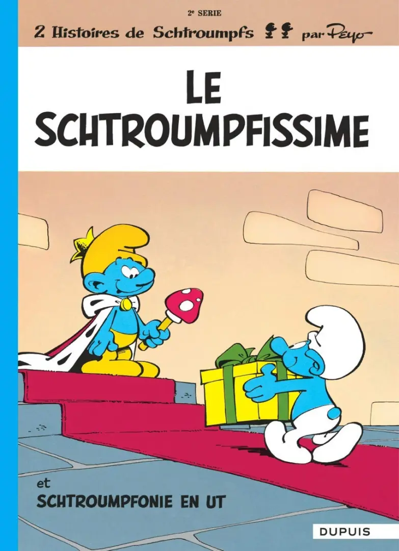 Couverture de l'album Les Schtroumpfs Tome 2 Le schtroumpfissime