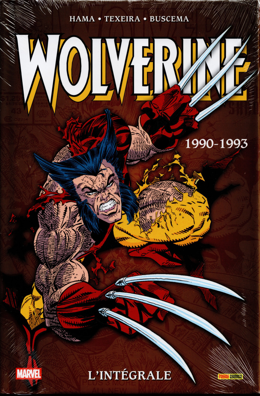 Couverture de l'album Wolverine - L'Intégrale Tome 7 1990-1993